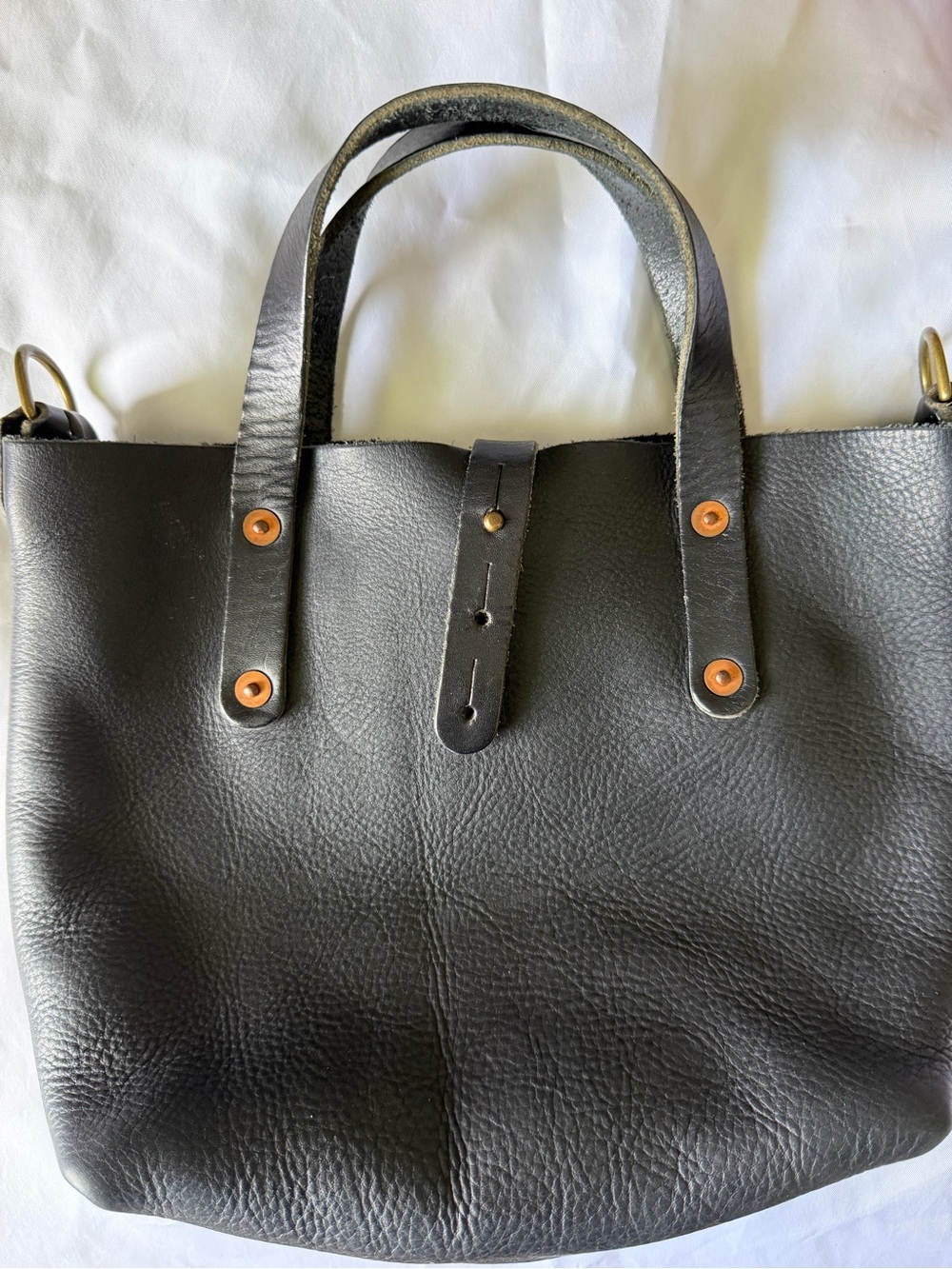 Go Forth Goods mini Avery tote in black